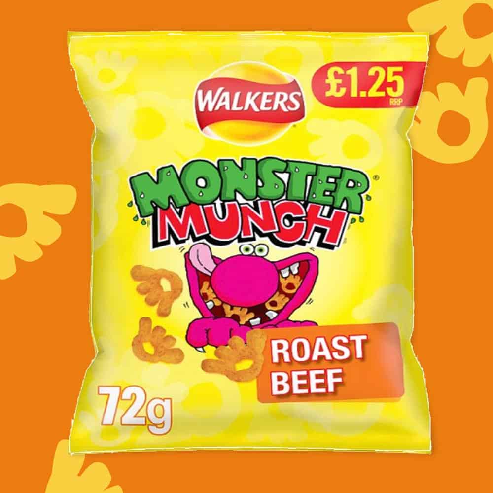 Walkers Monster Munch Roast Beef