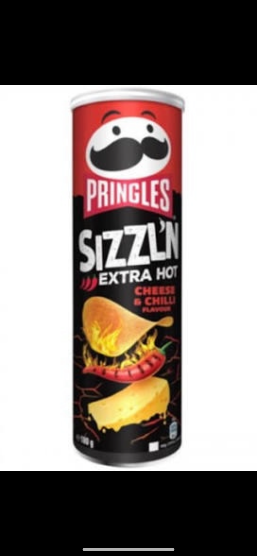 Pringles Sizzlin’ Cheese & Chilli 180G
