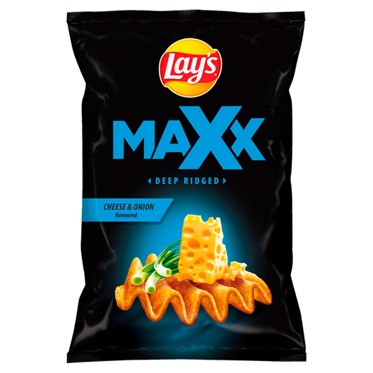 Lay’s Maxx Deep Ridged Cheese & Onion