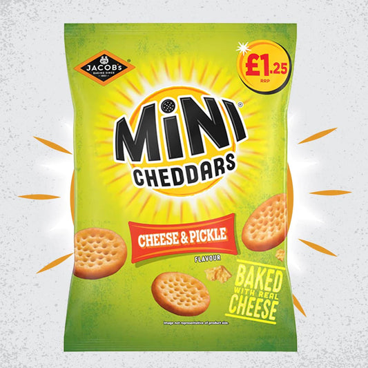 Jacobs Mini Cheddars Cheese & Pickle