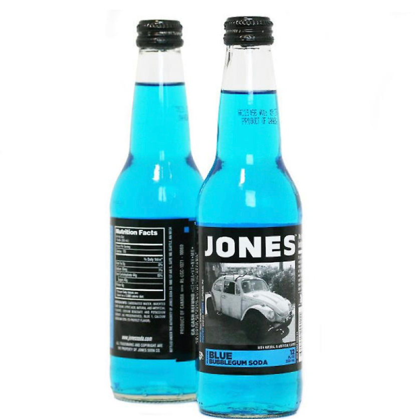 Jones Blue Bubblegum Soda