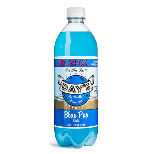 Days Blue Pop Soda 24oz