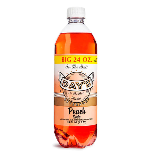 Days Soda Peach 24oz